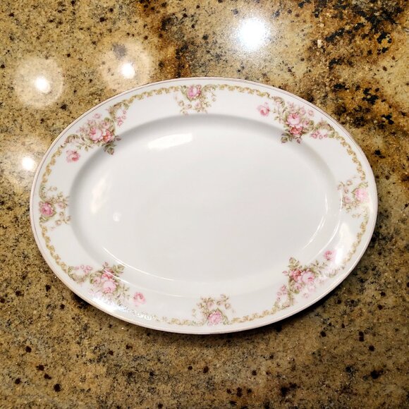 Haviland Limoges Schleiger 488 Pink Roses 16
